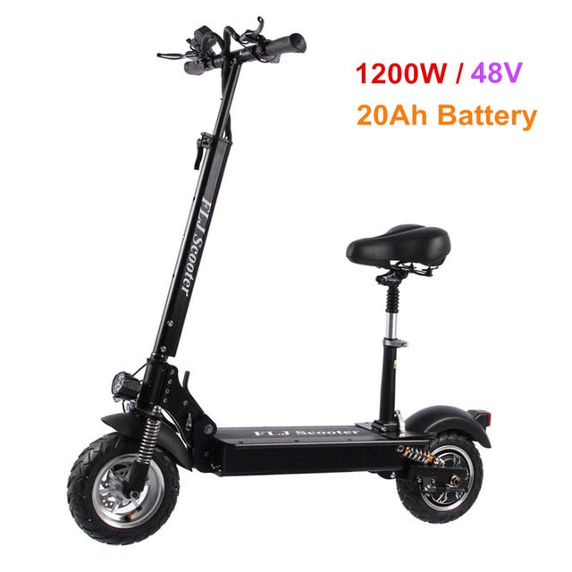 1200W 500W Electric Scooter for Adult with seat foldable kick scooter hoverboard skateboard bicycle electrical bike