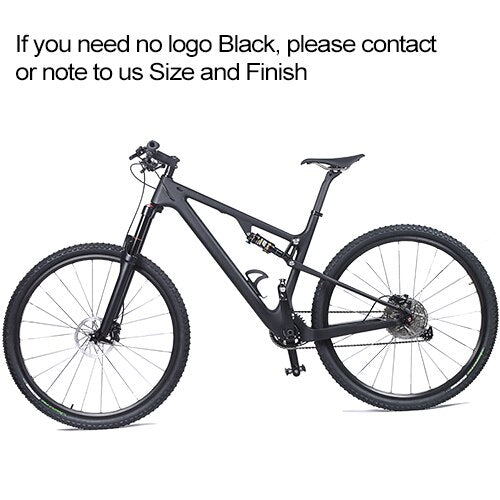 Full Suspension mountain bike 29er T800 carbon fiber 1×11speed carbon mtb XC bicycle disc brakes shock absorber travel 165*38mm