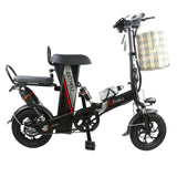 mini electric bike 12-inch power folding scooter adult small generation drive electric bicycle lithium battery electric bike easy-smart-way.myshopify.com