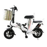 mini electric bike 12-inch power folding scooter adult small generation drive electric bicycle lithium battery electric bike easy-smart-way.myshopify.com