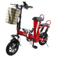 mini electric bike 12-inch power folding scooter adult small generation drive electric bicycle lithium battery electric bike easy-smart-way.myshopify.com