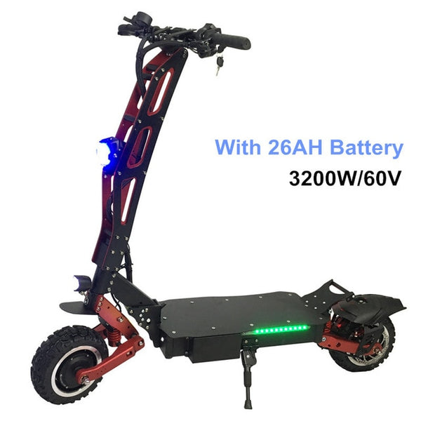 Newest Design Foldable Electric Scooter for Adults with 3200W motor wheel electric scooter off road fat tire kick Scooter