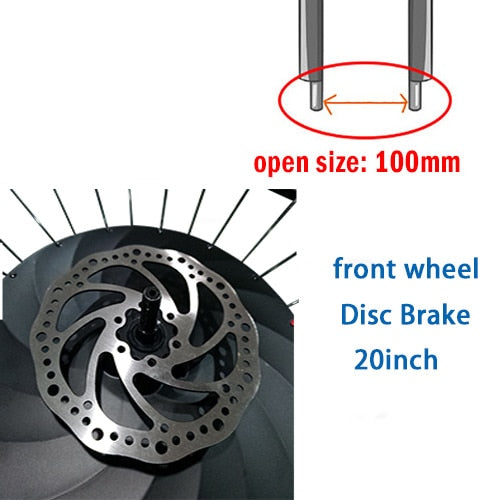 36V Front iMortor wheel Electric Bike Conversion Kit with 20" 24" 26