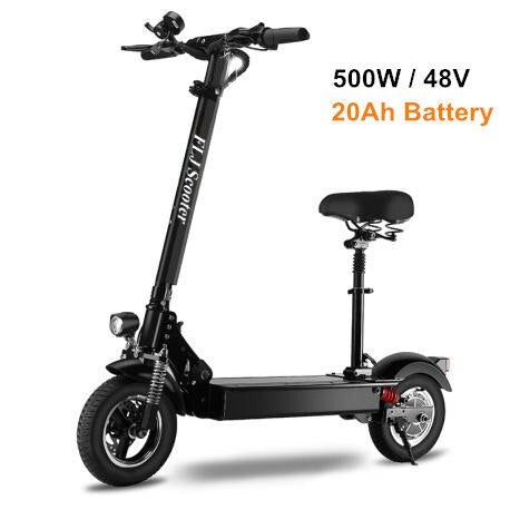 Electric Scooter for Adult with seat 48V 1200W / 500W E kick scooter foldable electro bicycle electrical bike