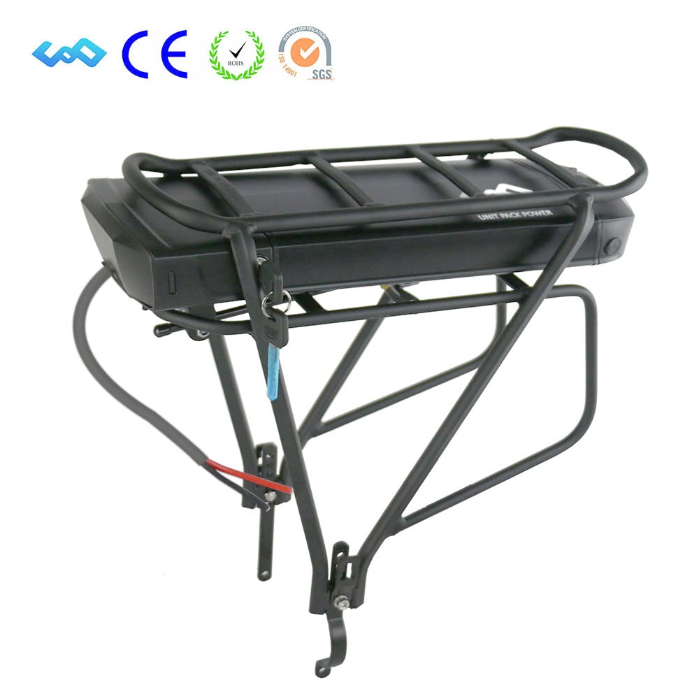 36V 13Ah Rear Rack Battery for Bafang BBS01 500W 350W EBike Battery with Tail Light easy-smart-way.myshopify.com
