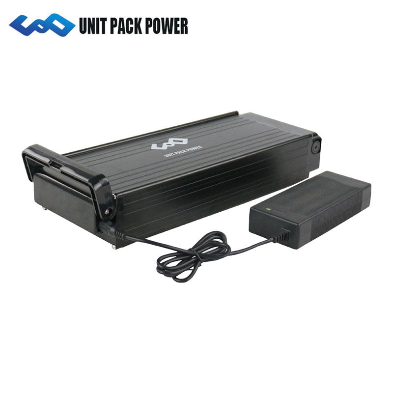 Rear Rack Ebike Battery 36V 20Ah 18Ah 10Ah + Charger 500W Electric Bic ...