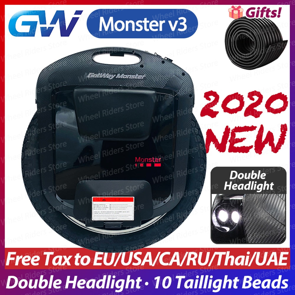 2020 New Gotway Monster 3 Electric Unicycle 22inch Titan 3th Generation Monster Self balance one wheel easy-smart-way.myshopify.com