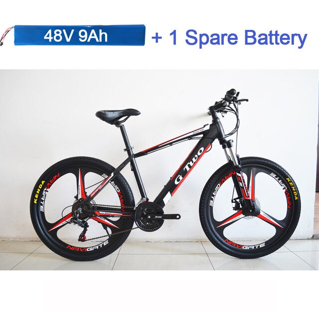 G8 26 inches Hidden Battery Electric Bicycle, 48V 9Ah 350W, Aluminum Alloy Frame, Disc Brake, 21 Speed E Mountain Bike easy-smart-way.myshopify.com