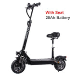 2400W Dual Motors Electric Scooter with Scooter seat strong Powerful Adults Foldable electric Scooters