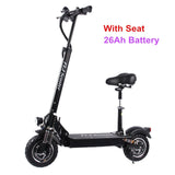 2400W Dual Motors Electric Scooter with Scooter seat strong Powerful Adults Foldable electric Scooters