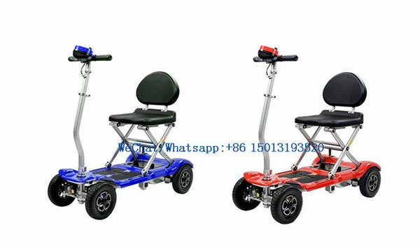 Free shipping to Russia ultralight folding electric bicycle four-wheel electric scooter can be carried on the plane easy-smart-way.myshopify.com