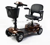 Intelligent Folding Electric Wheelchair With Front Storage Basket Older Disabled Patient Foldable Wheelchair Handicapped Scooter easy-smart-way.myshopify.com