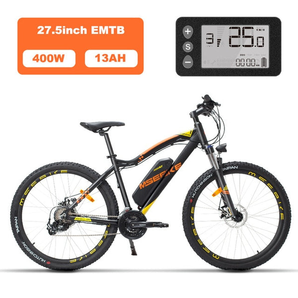 27.5inch electric mountain bike 48V400W motor Ebike variable speed electric bike lithium battery boost off-road EMTB