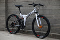 21 speed folding mountain bike 24 and 26 inch bicycle double disc brakes cycling bicycle folding mountain bike easy-smart-way.myshopify.com