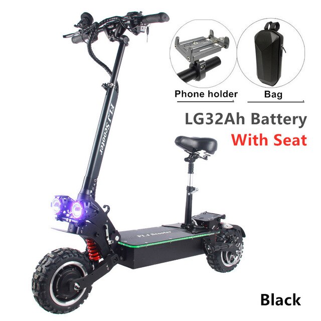 6000W Electric Scooter with Dual engines 11inch off road 60V double drive Korea Electric Scooter