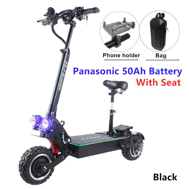 6000W Electric Scooter with Dual engines 11inch off road 60V double drive Korea Electric Scooter