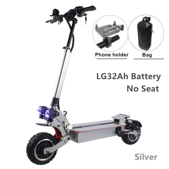 6000W Electric Scooter with Dual engines 11inch off road 60V double drive Korea Electric Scooter