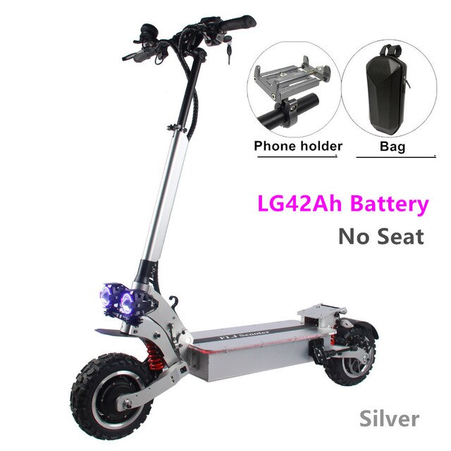 6000W Electric Scooter with Dual engines 11inch off road 60V double drive Korea Electric Scooter
