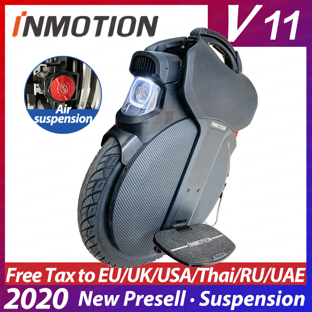 INMOTION V11 unicycle New booking presell monowheel electric unicycle one wheel air suspension stand 2020 easy-smart-way.myshopify.com