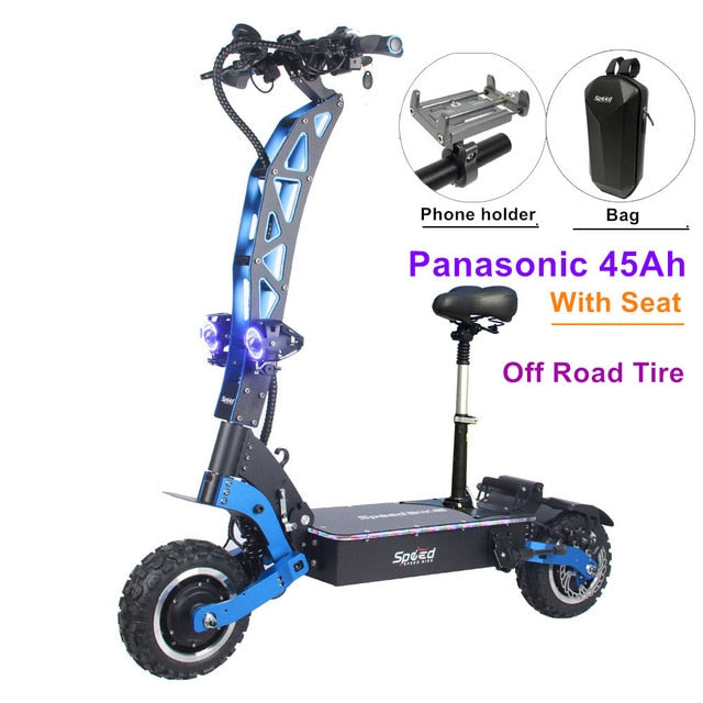 SpeedBike 72V 7000W Electric Scooter with Dual Motor 11inch Off road On Road Nice Design scooter electrico