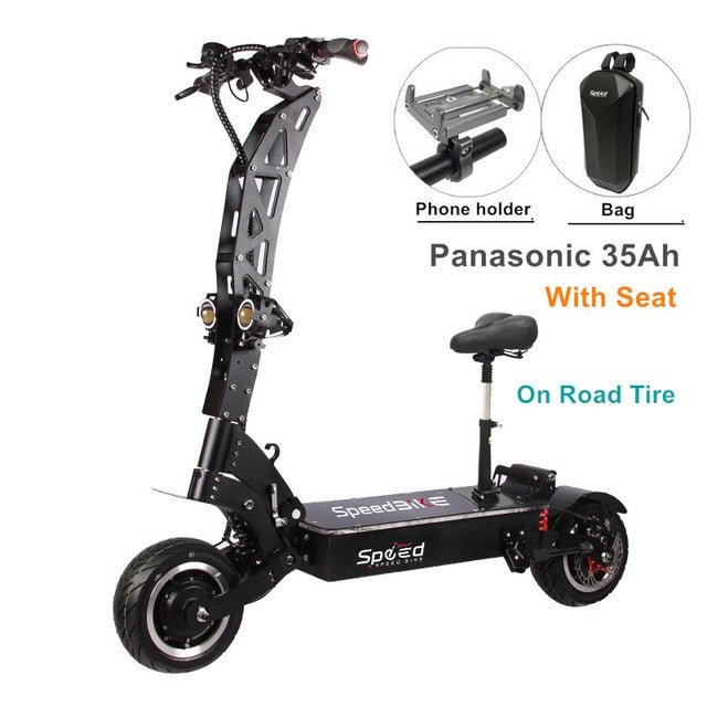 SpeedBike 72V 7000W Electric Scooter with Dual Motor 11inch Off road On Road Nice Design scooter electrico