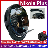 Gotway Nikola Plus Electric unicycle 100V 1845WH 1230WH 3000W,max speed 60km/h,battery life 120-160km,monowheel scooter 2020 easy-smart-way.myshopify.com