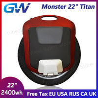 GotWay Monster 22" Titan 2400WH Electric unicycle Outdoor sports equipment, the maximum speed of 55KM/H+, battery life 200KM+ easy-smart-way.myshopify.com