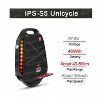 2020 Newest IPS S5 electric unicycle intelligent Balance car one wheel  light slim unicycle ips-S5 APP easy-smart-way.myshopify.com
