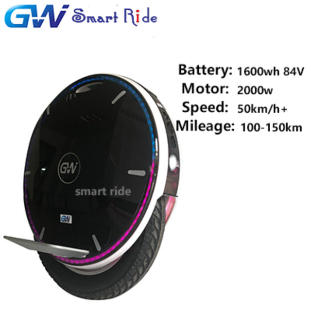 Gotway Nikola new unicycle 17 inch electric unicycle 2000W motor 1600wh big battery easy-smart-way.myshopify.com