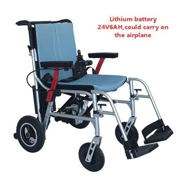 2019 N/W:  15kg  lithium battery intelligent folding electric wheelchair Loading capacity 120KG easy-smart-way.myshopify.com