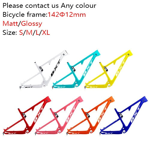 Full Carbon Fiber Suspension Bike Complete bicycle Mountain BIKE Suspension bicycle MTB Carbon Frame S/M/L/XL