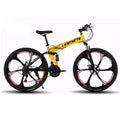 folding mountain bike 21 speed 24/26 inch knife wheel carbon steel frame bikes double disc brake outdoor sport mountain bicycle