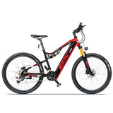 27.5-inch electric-powered soft-tail mountain bike Front and rear double shock absorbers 48V500w 17ah lithium battery TR ebike