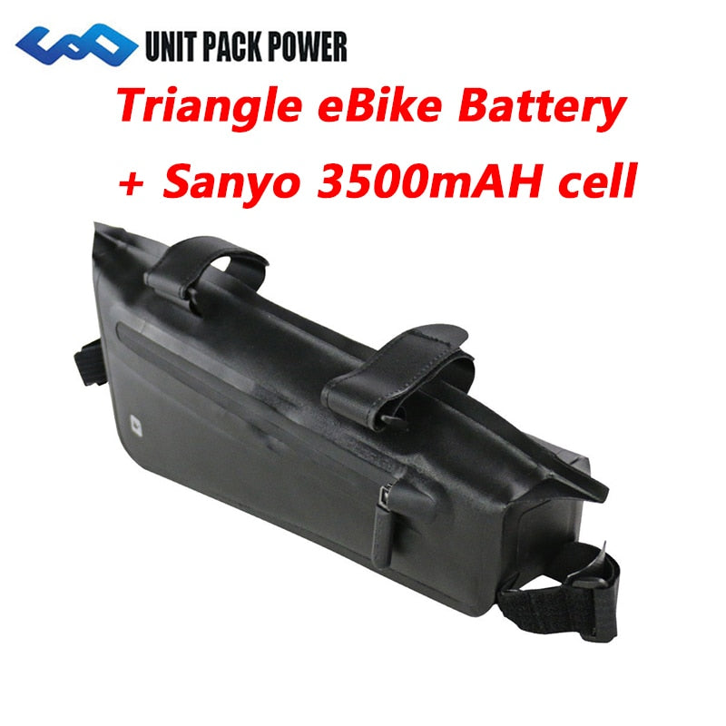 Quality Sanyo 18650 Cell Triangle eBike Battery 48V 14AH  Lithium-ion 13S4P Electric Bicycle  Batteries for 1000W Bafang Motor