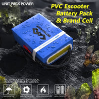 Highly Customized 48Volt Waterproof PVC E-Scooter Battery 10AH 20AH 30AH Lithium Batteries with 4A Fast Charger