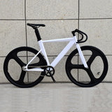 Fixed Gear Bike 700C Muscular Aluminum alloy frame 48cm 52cm 56cm  Bike Track Bicycle with double 3 Spoke wheel and V Brake