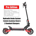 Macury Speedual 10 Inch Dual Motor Electric Scooter ZERO 10X 52V 60V Off-Road E-scooter Double Drive T10-DUAL Z10X DDM Off Road