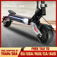 Macury SPEEDUAL Mini 8 Inch Dual Motor Electric Scooter ZERO 8X 52V Off-road Double Drive Solid Tyre ZERO8X X8-DUAL Off Road