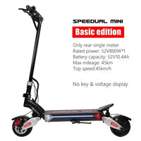 Macury SPEEDUAL Mini 8 Inch Dual Motor Electric Scooter ZERO 8X 52V Off-road Double Drive Solid Tyre ZERO8X X8-DUAL Off Road