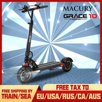 Macury GRACE10 Electric Scooter GRACE & ZERO 10 Hoverboard Skateboard 2 Wheel 10 Inch 52V1000W Motor Adult Mini Foldable T10 10S