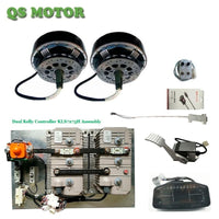 QSMOTOR 2WD 8000W 72V Small Electric Car E-ATV E-Cart Conversion kits with Regenerative braking