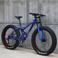 FOREKNOW Adult Mountain Fat Bike 7/21/24/27 Speed Road Bicycle Men 24/26  Inch Wheel Racing Oil Spring Fork Front  Fork Ride