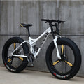 FOREKNOW Adult Mountain Fat Bike 7/21/24/27 Speed Road Bicycle Men 24/26  Inch Wheel Racing Oil Spring Fork Front  Fork Ride
