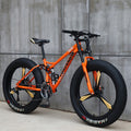 FOREKNOW Adult Mountain Fat Bike 7/21/24/27 Speed Road Bicycle Men 24/26  Inch Wheel Racing Oil Spring Fork Front  Fork Ride