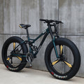 FOREKNOW Adult Mountain Fat Bike 7/21/24/27 Speed Road Bicycle Men 24/26  Inch Wheel Racing Oil Spring Fork Front  Fork Ride