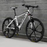 Lauxjack 24/26 Inch Wheel Adult Students Off-road Mountain Bike 21Speed Road Bicycle Men Spring Fork Front Fork Racing Ride