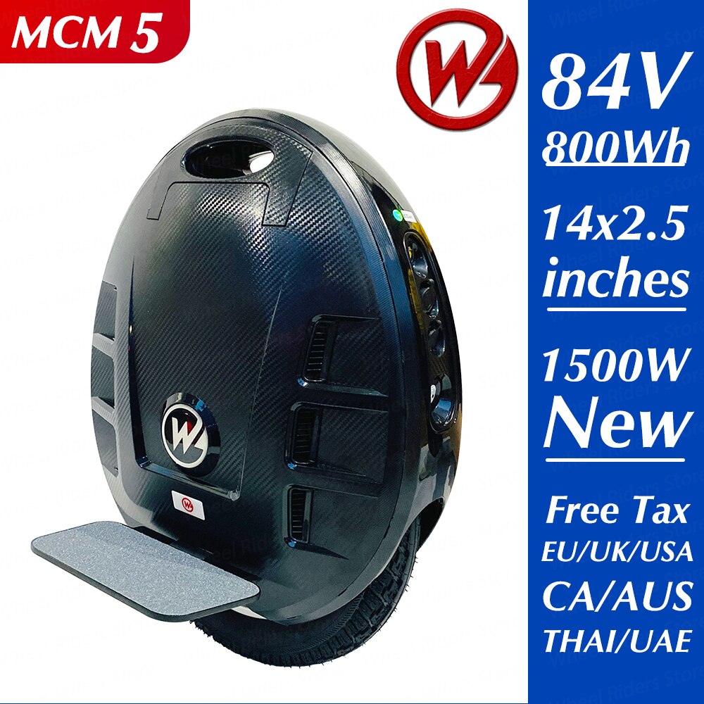 Begode Gotway MCM5 800Wh 84V One Wheel Electric Monowheel 14 inch Self Balance Unicycle 2020 New Handle Version