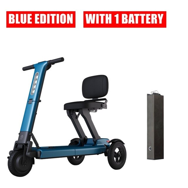 RELYNC R1 3 Wheel Electric Mobility Scooter for Elderly And Disabled Foldable Suitcase-like Mobile Scooter Portable Wheelchair