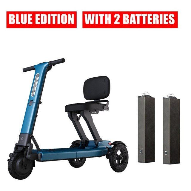 RELYNC R1 3 Wheel Electric Mobility Scooter for Elderly And Disabled Foldable Suitcase-like Mobile Scooter Portable Wheelchair