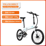 Fiido D4S 20 Inches Folding E-Bike - Reliable and Convenient Electric Moped Bicycle 25km/h Top Speed 80KM Mileage Electric Bike